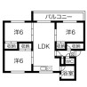 3LDK Apartment to Rent in Sapporo-shi Toyohira-ku Floorplan