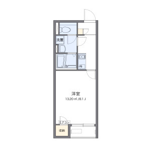 1K Apartment in Osayukinishi - Kitakyushu-shi Kokuraminami-ku Floorplan