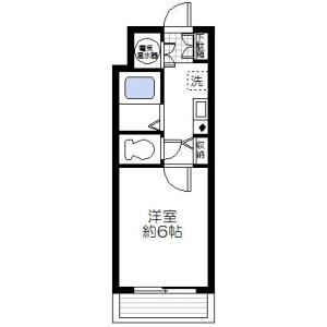1K Mansion in Yamashitacho - Yokohama-shi Naka-ku Floorplan