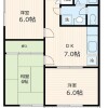 3DK Apartment to Rent in Suginami-ku Floorplan