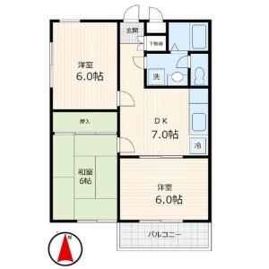 3DK Mansion in Kamiigusa - Suginami-ku Floorplan