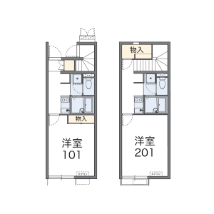1K Apartment in Owadashinden - Yachiyo-shi Floorplan