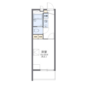 1K Mansion in Izuo - Osaka-shi Taisho-ku Floorplan