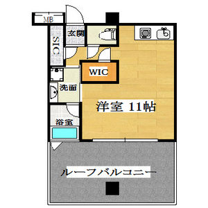 1R Mansion in Nakatsu - Osaka-shi Kita-ku Floorplan