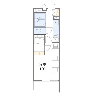 1K Mansion in Kaijincho minami - Funabashi-shi Floorplan