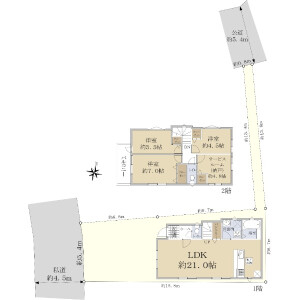 3SLDK {building type} in Sengendai - Yokohama-shi Nishi-ku Floorplan