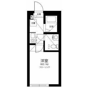 1K Apartment in Futago - Kawasaki-shi Takatsu-ku Floorplan