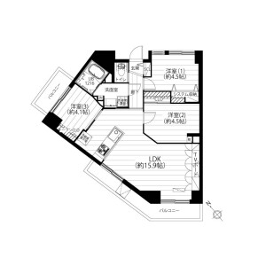 3LDK {building type} in Ayase - Adachi-ku Floorplan