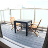 2LDK Apartment to Rent in Shinjuku-ku Balcony / Veranda