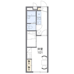 1K Apartment in Takamihara - Tsukuba-shi Floorplan
