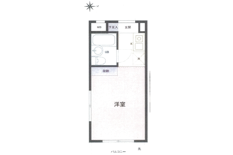 1K Apartment to Buy in Hachioji-shi Interior