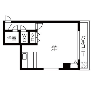 1K Mansion in Minamikinomotocho - Kyoto-shi Higashiyama-ku Floorplan