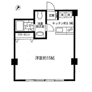1R Mansion in Kamiyamacho - Shibuya-ku Floorplan