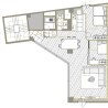 2LDK Apartment to Rent in Yokohama-shi Kanagawa-ku Floorplan