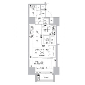 1DK Apartment in Toyo - Koto-ku Floorplan
