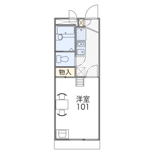 1K Mansion in Yuzato - Osaka-shi Higashisumiyoshi-ku Floorplan