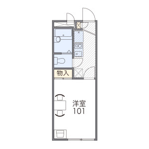 1K Apartment in Yamatecho - Suita-shi Floorplan