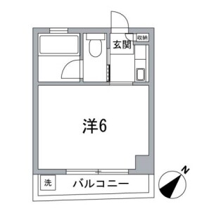 1K Mansion in Hongo - Bunkyo-ku Floorplan