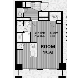 1R {building type} in Tsukiji - Chuo-ku Floorplan