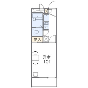 1K Mansion in Hama - Amagasaki-shi Floorplan