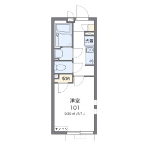 1K Apartment in Fukasawa - Setagaya-ku Floorplan