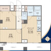 2DK Apartment to Buy in Chuo-ku Floorplan