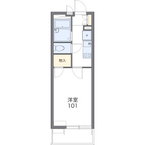 1K Mansion in Hamaderafunaochonishi - Sakai-shi Nishi-ku Floorplan