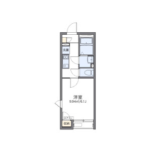 1K Apartment in Seta - Setagaya-ku Floorplan