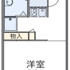 1K Apartment to Rent in Funabashi-shi Floorplan