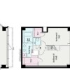 2LDK Apartment to Rent in Minato-ku Floorplan