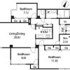 3SLDK Apartment to Rent in Meguro-ku Floorplan