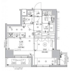 1LDK Mansion in Asakusa - Taito-ku Floorplan