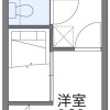 1K Apartment to Rent in Izumisano-shi Floorplan