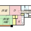 江东区出租中的2DK公寓大厦 楼层布局