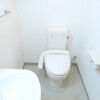 横浜市港北区出租中的1K公寓大厦 厕所