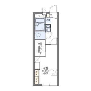1K Apartment in Kanaokacho - Sakai-shi Kita-ku Floorplan