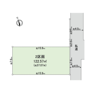 Land only Land only in Kichijoji minamicho - Musashino-shi Floorplan