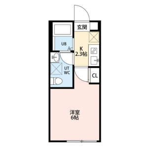 1K Apartment in Shinsaku - Kawasaki-shi Takatsu-ku Floorplan