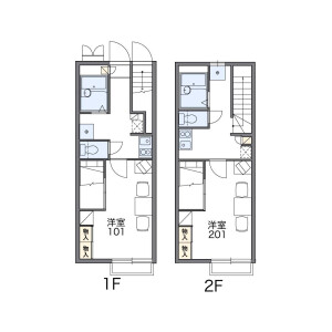 1K Apartment in Kawasumicho - Nagoya-shi Mizuho-ku Floorplan