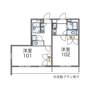 1K Apartment in Obayashi - Koshigaya-shi Floorplan