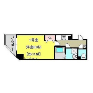1K Mansion in Asakusa - Taito-ku Floorplan