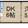 1DK Apartment to Buy in Osaka-shi Naniwa-ku Floorplan
