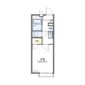 1K Apartment in Harajuku - Yokohama-shi Totsuka-ku Floorplan