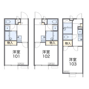 1K Apartment in Uwamachi - Yokosuka-shi Floorplan