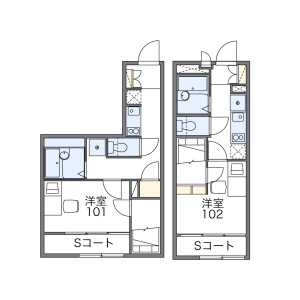 1K Apartment in Tsukaguchihommachi - Amagasaki-shi Floorplan