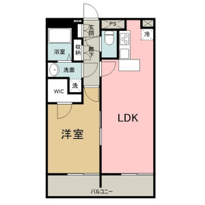 1LDK Mansion in Omorinaka - Ota-ku Floorplan