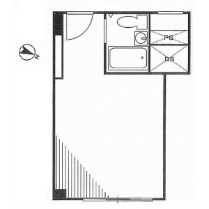 1R Mansion in Akasaka - Minato-ku Floorplan