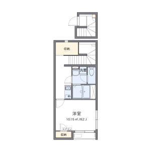 1K Apartment in Nakai - Shinjuku-ku Floorplan