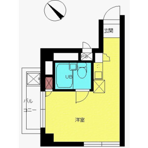 1R Mansion in Waseda tsurumakicho - Shinjuku-ku Floorplan