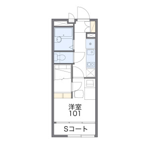 1K Apartment in Tenneijimonzencho - Kyoto-shi Kita-ku Floorplan